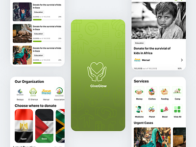 Donation App donation ui uiuxdesign uiuxdesign donation charity