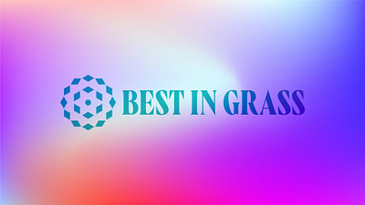 Best In Grass Award Branding award badge bag box branding cannabis colorful competition concept design gradient graphic design identity logo mockup packaging smoke type typography