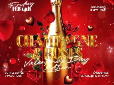 Valentines Day Flyer Template template