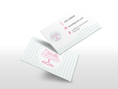 Business Card- Bakery bus business card design desing visual desing