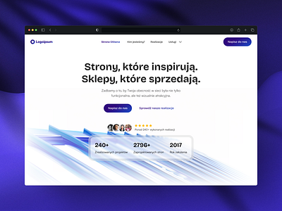 Hero Section for Digital Marketing Agency agency concept design digital marketing hero hero section home page purple ui ui design white