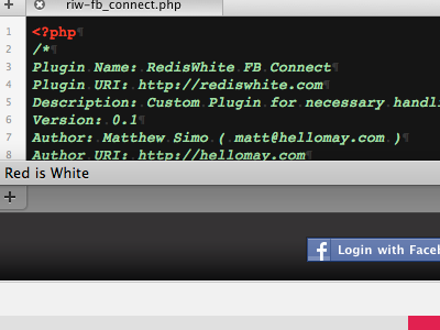 RiW Neue FB Connect coda code fb connect plugin rediswhite riw teaser