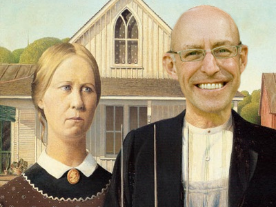 Michael Pollan in American Gothic