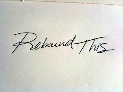 Handwriting Rebound handwriting rebound