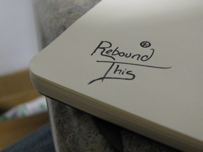 Rebound This moleskine rebound