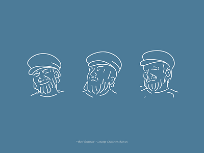 Character Concept · The Fisherman branding character concept illustration