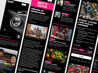 Digital Magazine with Membership Access | Mobile version blog blogpost digital magazine feed magazine membership mobile mobile design news website design newspaper post responsive subscribe ui ui design web