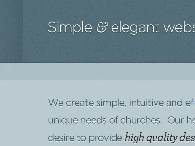 Simple & elegant... ampersand archer baskerville gotham texture