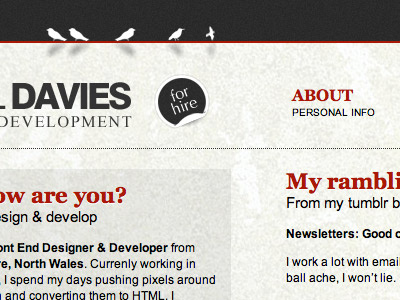 Portfolio 1 black concept grey helvetica portfolio red.georgia website