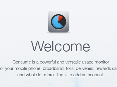 Consume for iPad, welcome! aloha consume hello hola ipad iphone welcome