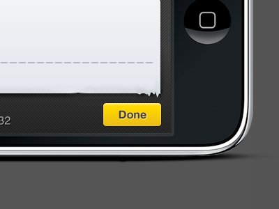 Sign and Done! buttons iphone receipts show me the money signature