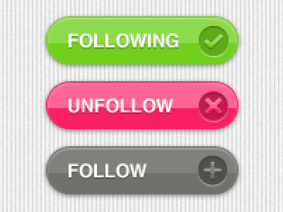 Follow Me To Freedom. buttons follow ooh shiny