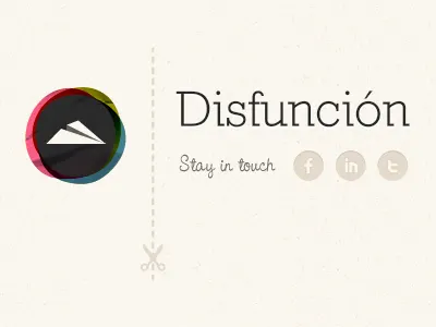 Disfuncion.net personal portfolio share