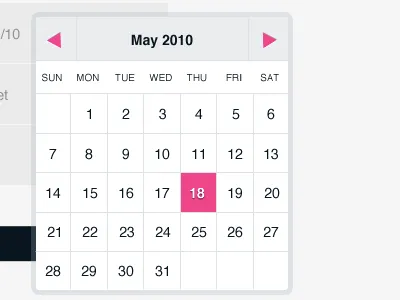 calen...duh app calendar grey pink