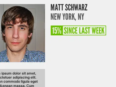 Statlr profile pages green grey profile statlr white