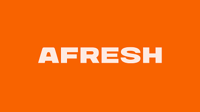 Afresh Studio Logo Type (Alternate) brand refresh branding logo logo type