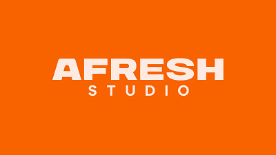 Afresh Studio Logotype brand refresh branding logo logotype