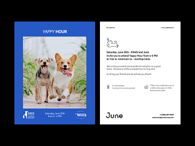 Yappy Hour - Poster Layout abstract design elegant flat design gradient illustration minimalist modern typography ui