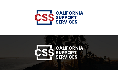 California Support Services Logo Design app branding design graphic design illustration logo typography ui ux vector