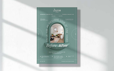 Event Poster - Layout (Rejected Concept) abstract design elegant event flat design gradient illustration layout minimalist modern poster typography ui