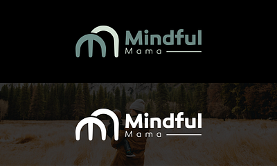 Mindful Mama Logo Design app branding design graphic design illustration logo typography ux vector