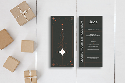 Christmas Postcard - Layout abstract christmas design elegant flat design flyer gradient illustration layout minimalist modern postcard typography ui