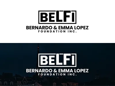 Bernardo & Emma Lopez Foundation Logo Design app branding design graphic design illustration logo typography vector