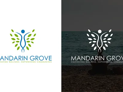Mandarin Grove Logo Design app branding design graphic design illustration logo typography vector