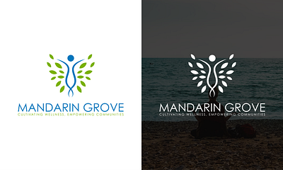 Mandarin Grove Logo Design app branding design graphic design illustration logo typography vector