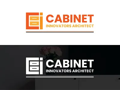 Cabinet Innovators Architect Logo Design app branding design graphic design illustration logo typography ux vector