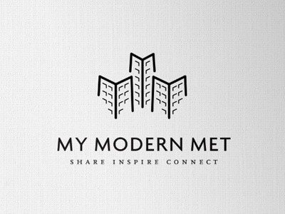 My Modern Met Logo black icon logo