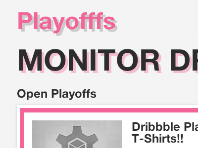 Playofffs font size 24px font size 48px font size 60px grey pink playofffs white