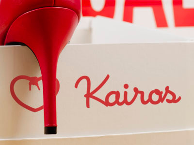 Kairos Shoes heart kairos logo