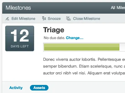 Milestone blue fireworks green grey icons white