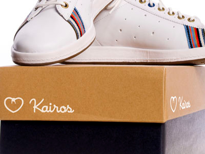 Kairos Shoes heart kairos logo