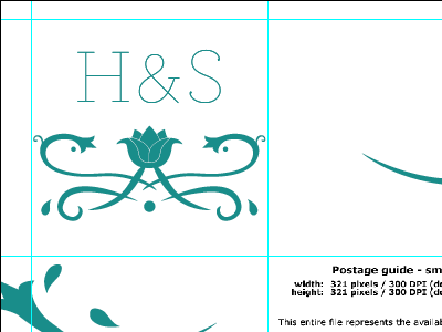 Making a stamp stamp wedding invite