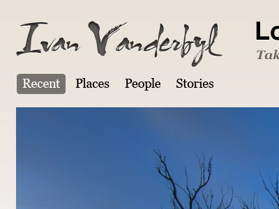Ivan Vanderbyl 3 image links ui website