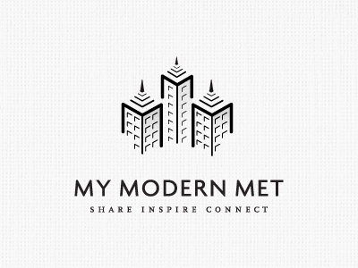 My Modern Met logo black branding icon identity logo mono