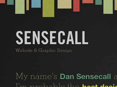 Website Update header portfolio shadow texture website