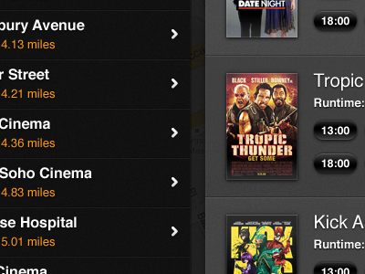 Movies Now! HD app dark ipad movies ui