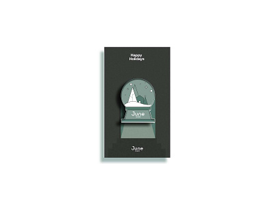 Enamel Pin - Christmas Mood abstract christmas design elegant enamel flat design gradient illustration layout minimalist modern pin typography ui