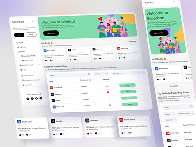 Dashboard (Seller) admin panel design clean dashboard dashboard dashboard design dashboard uiux floating design gradient hot deals mobile responsive design mobile uiux store dashboard ui design ui designer uiroll uiux web app web app uiux web application design