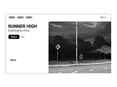 UI/UX RUNNING WEBSITE PROTOTYPE branding graphic design ui ux