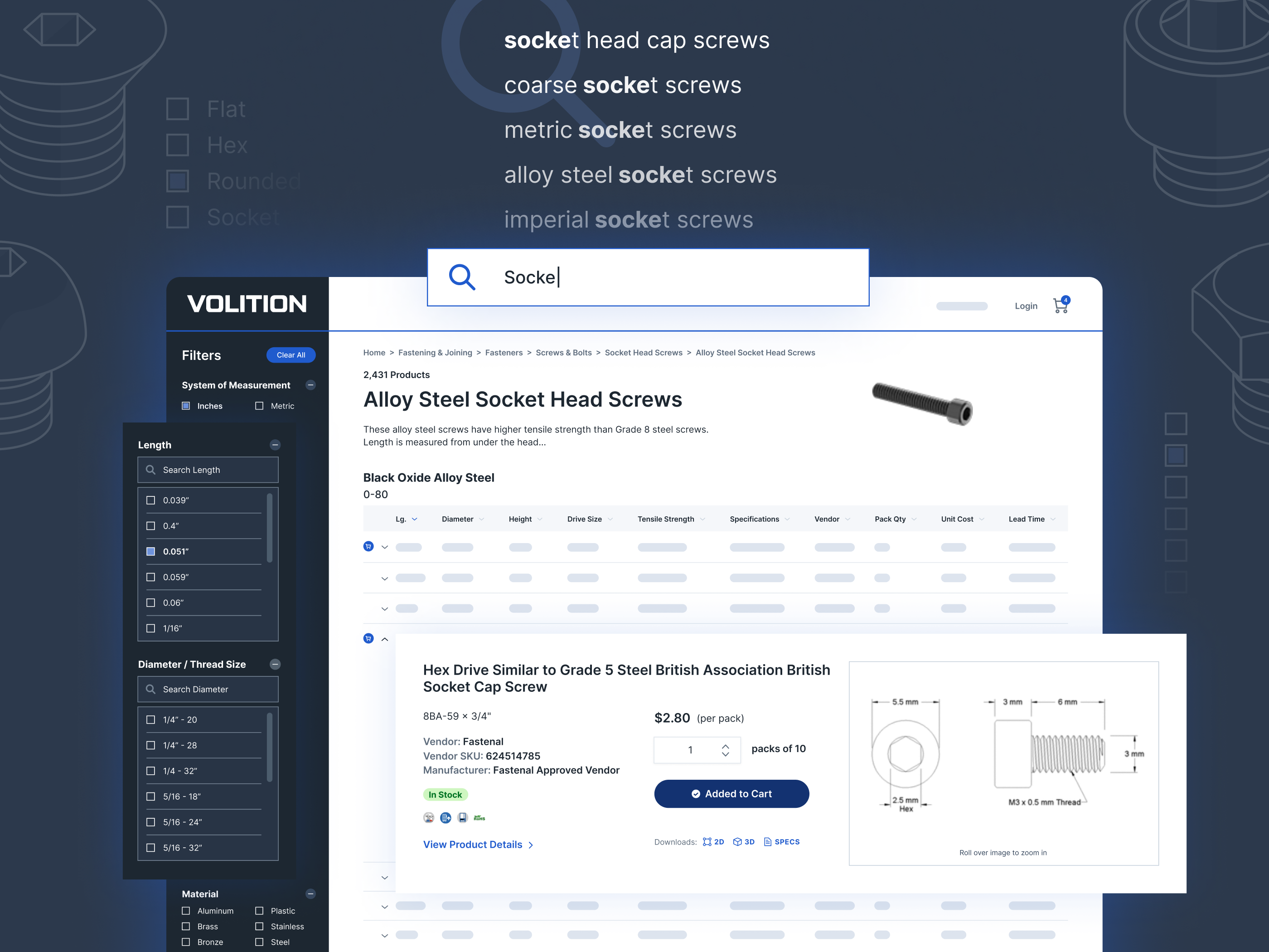 Example of Optimizing Search & Filters for Effortless Discovery