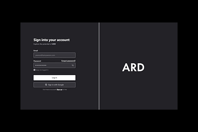 Sign in modal dark screen dark screen mode log in modal sign in