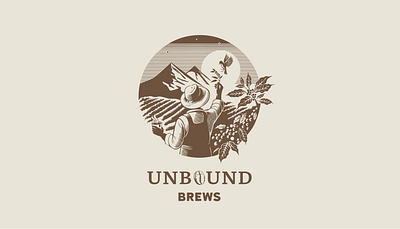 Unbound Brews Coffee | Logo design brand designer branding coffee brand coffee logo graphic design graphic designer graphic logo illustration logo logo design