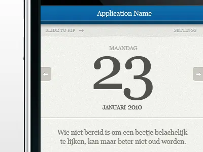 iPhone Application @chilli application design iphone ui