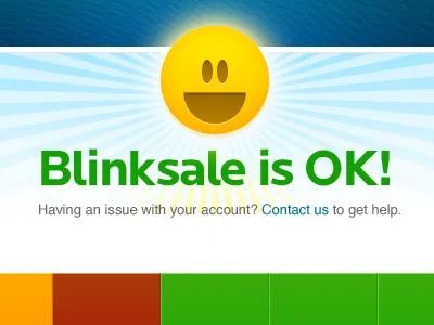 App Status (OK) blinksale status