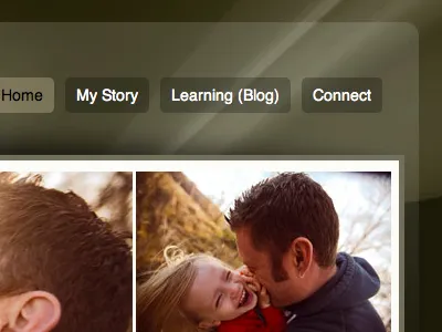 Transparent Nav navigation subtle transparent