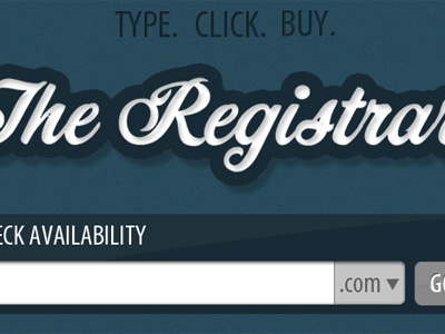 The Registrar concept website